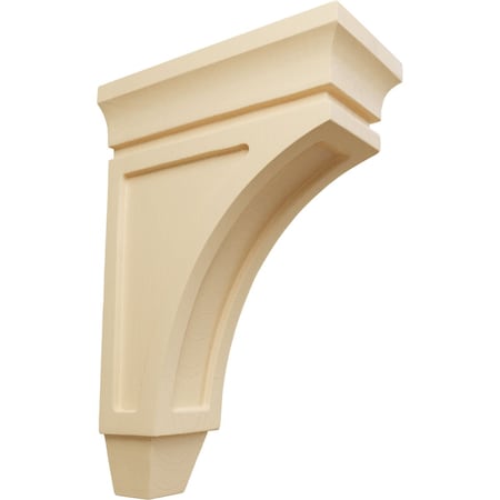 Ekena Millwork 2 3/4"W x 5 1/2"D x 8"H Mini Lucan Wood Corbel, Maple CORW03X06X08LUMA